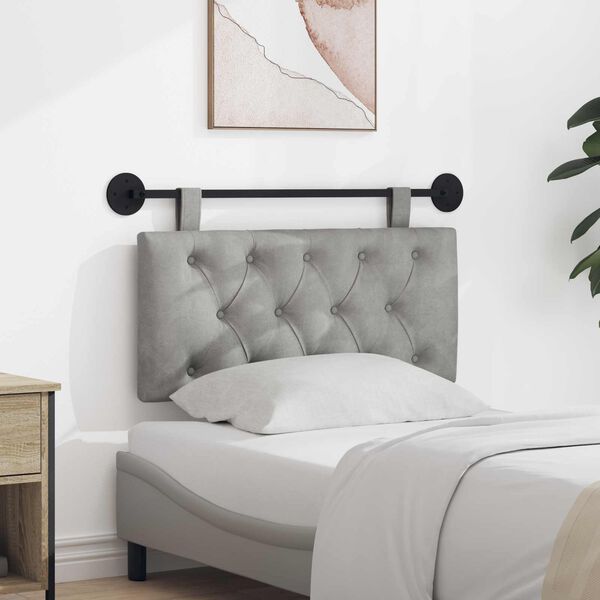 vidaXL Hengisk&aacute;li Vegghengt Lj&oacute;sgr&aacute;r 90 x 55 x 7 cm Flauel