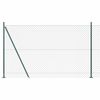 vidaXL Gir&eth;ingarp&oacute;stur Gr&aelig;nn 10 x 1,4 m (60 x 60 mm net) St&aacute;l og PVC