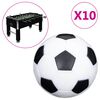 vidaXL Boltar fyrir F&oacute;tboltabor&eth; 10 stk 32 mm ABS