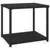 vidaXL Hli&eth;arbor&eth; Svart 55x45x49 cm P&oacute;l&yacute;rattan