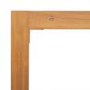 vidaXL Bekkur Ol&iacute;u n&aacute;tt&uacute;rulegt 110 x 30 x 45 cm Solid teak vi&eth;ur