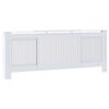 vidaXL Ofnhl&iacute;f Samsettur vi&eth;ur Hv&iacute;t 205 cm