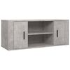vidaXL Sj&oacute;nvarpssk&aacute;pur Steypugr&aacute;tt 100x35x40 cm Samsettur Vi&eth;ur