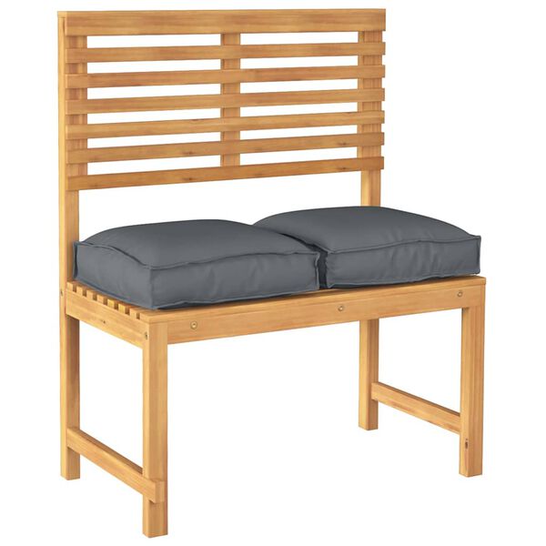 vidaXL Brettpúði fyrir sæti 2 pcs Antrasít 40 x 40 x 8 cm Oxford efni