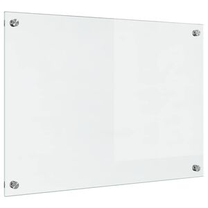 vidaXL Eldhús Backsplash Gegnsætt 70 x 50 cm hertuð gler