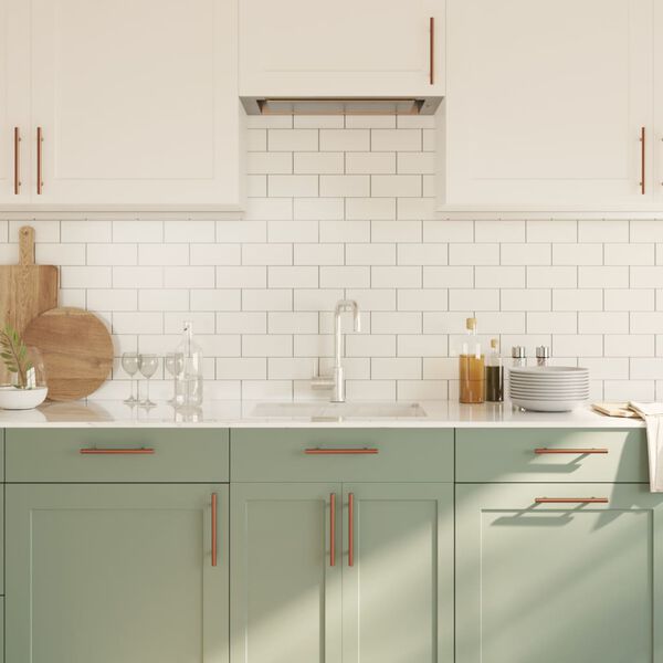 vidaXL Sk&aacute;pur Handf&ouml;ng 20 stk Bronslita&eth; 128mm Ry&eth;fr&iacute;tt st&aacute;l