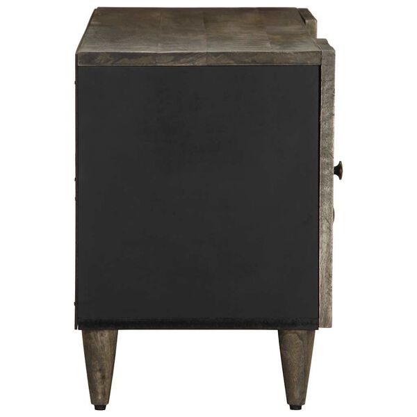 vidaXL sj&oacute;nvarpssk&aacute;pur Lj&oacute;sgr&aacute;r 105x33,5x46 cm Solid Wood Mang&oacute;