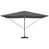 vidaXL Cantilever Roma Parasol Antrasít og svart 352 x 251 x 265 cm