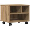 vidaXL Prentara standur Artisan Eik 41 x 32 x 34,5 cm Samsettur vi&eth;ur