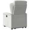 vidaXL Electric Stand up Recliner stóll Cloud Grey Efni