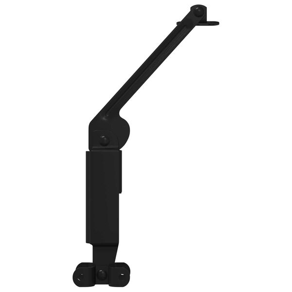 vidaXL Lokalstu&eth;ningshengill 2 pcs Svartur 192 x 32 x 50 mm St&aacute;l