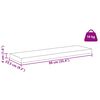 vidaXL Vegghylla 2 pcs Hv&iacute;tt marmara 90 x 23,5 x 4 cm Samsettur vi&eth;ur