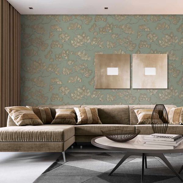 DUTCH WALLCOVERINGS Veggf&oacute;&eth;ur Furutr&eacute; Gr&aelig;nt