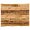 vidaXL Bor&eth;plata me&eth; N&aacute;tt&uacute;rulegum Br&uacute;num 100x80x2,5 cm Mang&oacute;vi&eth;ur