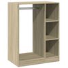 vidaXL Fatask&aacute;pur Sonoma Eik 77x48x102 cm Samsettur Vi&eth;ur