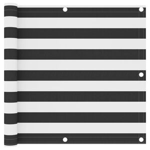 vidaXL Svalaskilr&uacute;m Reykgr&aacute;tt og Hv&iacute;tt 90x300 cm Oxfordefni