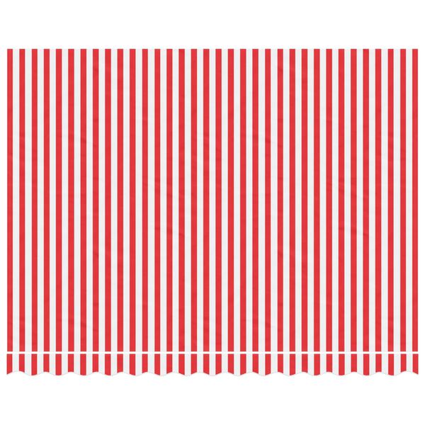 vidaXL Varaskyggni fyrir Sólskyggni Hvít- og Gulröndótt 3,5x2,5 m