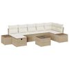 vidaXL S&oacute;fasett me&eth; p&uacute;&eth;i 8 pcs p&oacute;l&yacute;rattan