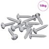 vidaXL Tr&eacute;stungur 10976 pcs Silfur St&aacute;l