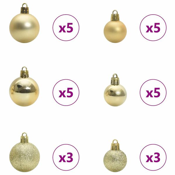 vidaXL Gervi j&oacute;latr&eacute; me&eth; 300 LED me&eth; standi Gr&aelig;nn 210 cm PE og PVC