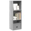 vidaXL B&oacute;kask&aacute;pur Gr&aacute;r Sonoma 40x30x114 cm Hanna&eth;ur vi&eth;ur