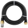 vidaXL Sogslanga me&eth; L&aacute;t&uacute;nstengjum Sv&ouml;rt 29 mm 4 m PVC