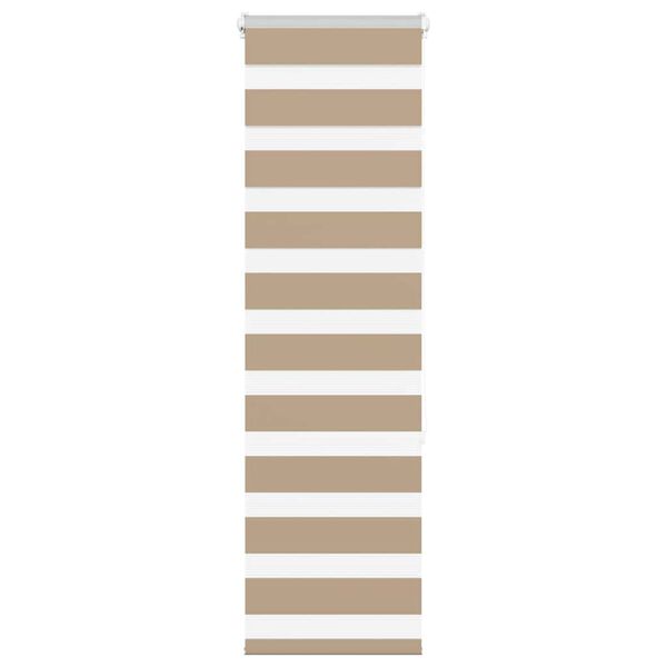 vidaXL Zebra Gard&iacute;na Sandbr&uacute;nt 50x150 cm Efni Breidd 45,9 cm P&oacute;l&yacute;ester