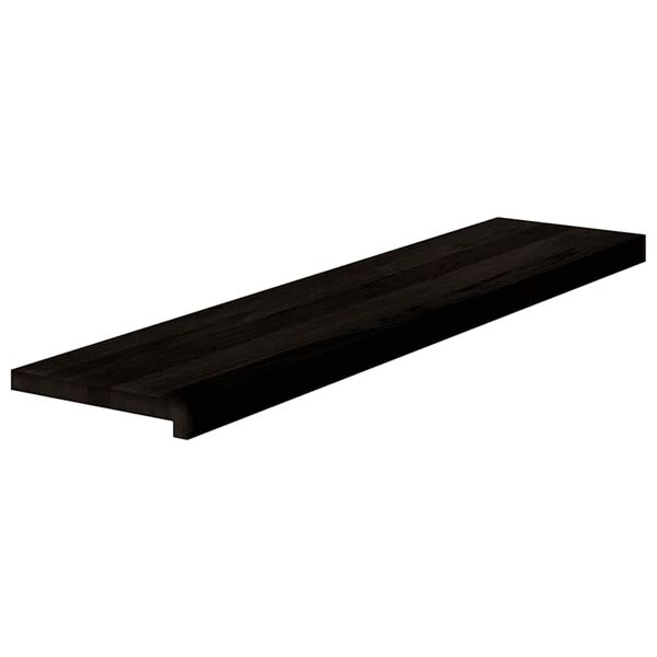 vidaXL Stigatr&eacute; 16 stk D&ouml;kkbr&uacute;nt 110x25x2 cm gegnheilvi&eth;ar Eik