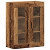 vidaXL Veggfestur Sk&aacute;pur Vi&eth;arlitur 69,5x34x90 cm
