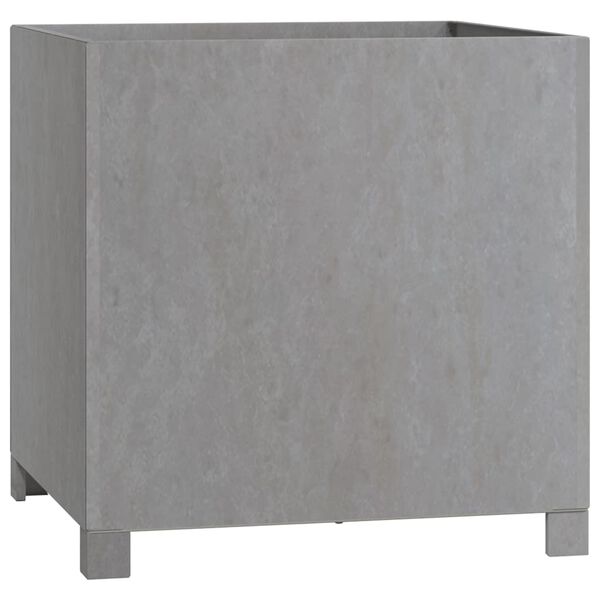 vidaXL Gr&oacute;&eth;ursett me&eth; F&oacute;tum 2 stk Ry&eth;ga&eth; 50x50x50 cm Corten St&aacute;l