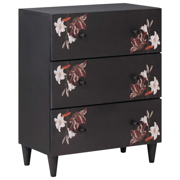 vidaXL Geymsk&aacute;pur Marglitur 60 x 33,5 x 75 cm Hart mang&oacute;tr&eacute;