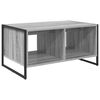 vidaXL S&oacute;fabor&eth; Gr&aacute;r Sonoma 80 x 50 x 40 cm Samsettur vi&eth;ur