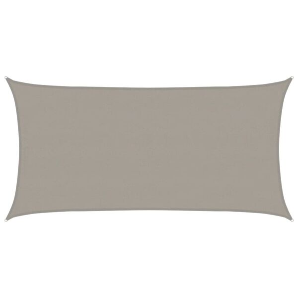 vidaXL Skyggnid&uacute;kur 160 g/m&sup2; R&eacute;tthyrndur Lj&oacute;sgr&aacute; 4x7 m HDPE