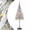 vidaXL J&oacute;latr&eacute; me&eth; 300 LED me&eth; standi Hv&iacute;tt 210 cm PE og St&aacute;l