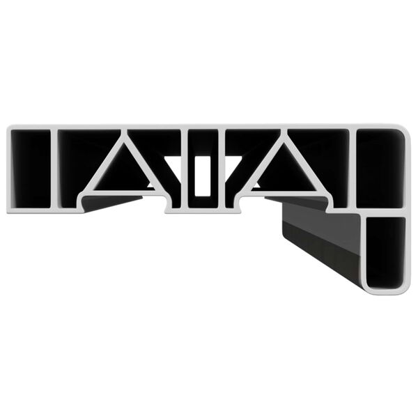 vidaXL Gluggastill Marmararit -enure 60 x 15 x 4,5 cm PVC