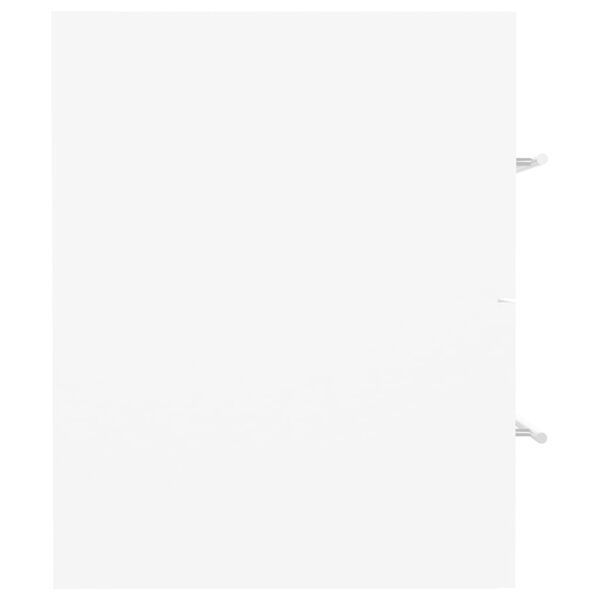 vidaXL Vaskask&aacute;pur Hv&iacute;tur 41x38,5x48 cm Samsettur Vi&eth;ur