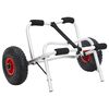 vidaXL Vagn fyrir Kajak Samfellanlegur 45 kg &Aacute;l