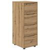 vidaXL Geymslusk&aacute;pur Artisan Eik 40 x 48 x 105 cm Samsettur vi&eth;ur