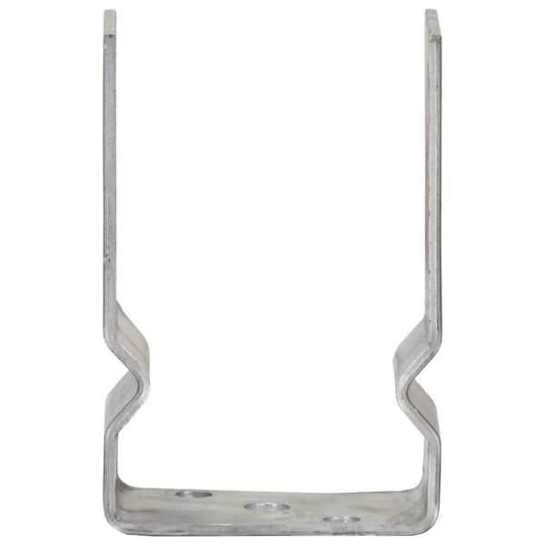 vidaXL Gir&eth;ingafestingar 12 stk. Silfurlita&eth;ar 9x6x15cm S&iacute;nkh&uacute;&eth;a&eth; St&aacute;l