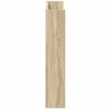 vidaXL Veggfestur Sk&oacute;sk&aacute;pur Sonoma Eik 80x18x90 cm Samsettur Vi&eth;ur