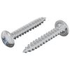 vidaXL Tr&eacute;stungur 2 pcs Silfur M4 x 25 mm St&aacute;l