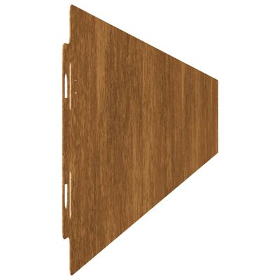 vidaXL Garðkantar 50 stk. 10x103 cm Sveigjanlegt Corten-stál