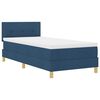 vidaXL LED Box Spring R&uacute;m me&eth; p&uacute;&eth;i Bl&aacute;r 80 x 200 cm d&uacute;kur