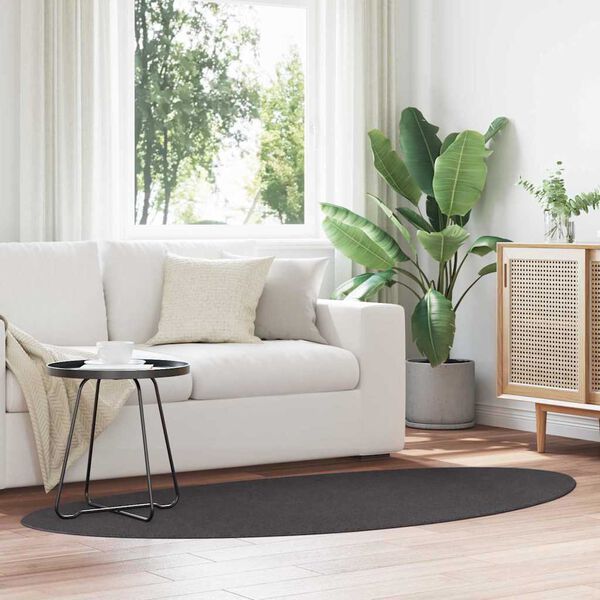 vidaXL Teppi HUARTE Antras&iacute;t 100 x 200 cm P&oacute;l&yacute;ester