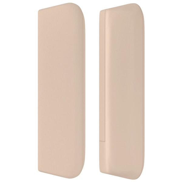 vidaXL H&ouml;f&eth;agafl me&eth; Eyrum Cappuccino 163x16x78/88 cm Gervile&eth;ur