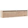vidaXL Veggsk&aacute;par 2 stk. 80x30x35 cm Gegnheil Fura