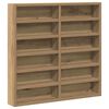 vidaXL S&yacute;ningark&aelig;fa Artisan Eik 60 x 8,5 x 58 cm Samsettur vi&eth;ur