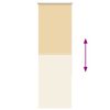 vidaXL R&uacute;llugard&iacute;nur Blackout Beige 40x150 cm Efni Breidd 35,7 cm
