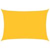 vidaXL Skyggnid&uacute;kur 160 g/m&sup2; R&eacute;tthyrnt Gult 3,5x4,5 m HDPE