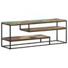 vidaXL Sj&oacute;nvarpsskenkur 130x30x45 cm Gegnheill Endurn&yacute;ttur Vi&eth;ur